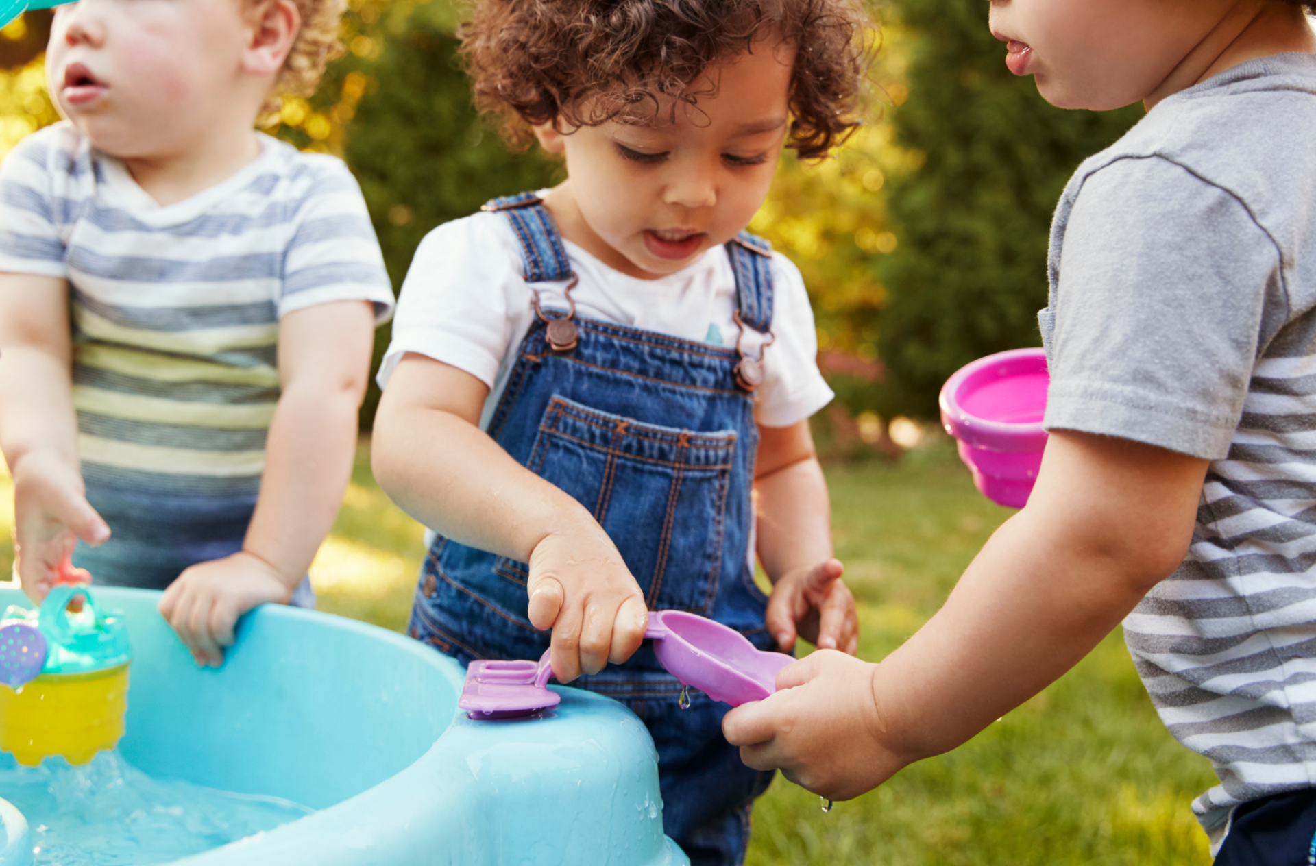 Matinée parents/enfants, jeux d’eau et d’extérieur