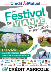 59ème festival de la viande à Évron en mayenne