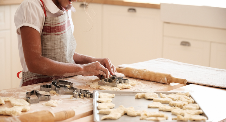 Atelier pâtisserie - gâteau de coton avec le Trait d'Union d'Évron