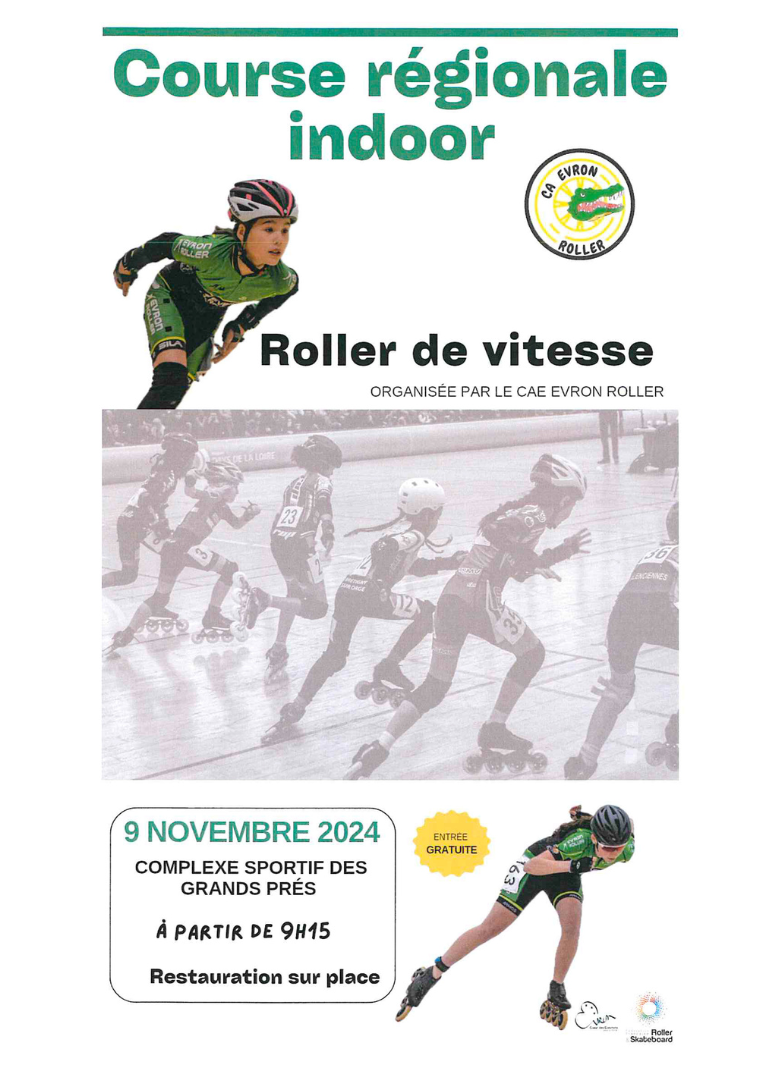 course roller indoor régional évron